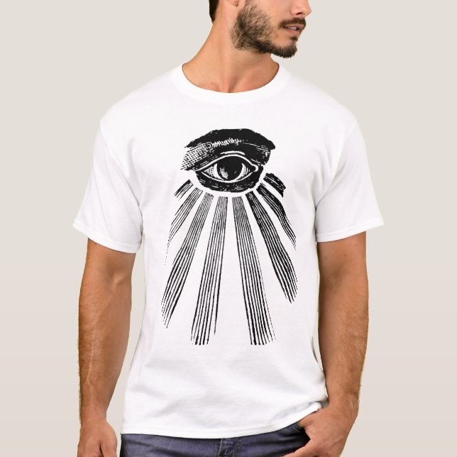 Camiseta Anónimo todo o olho de vista (Frente)
