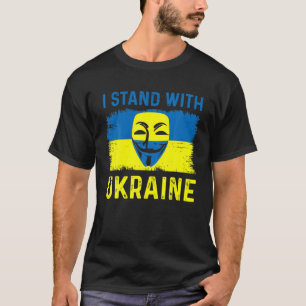 Camiseta Anonymous Ucraniano Lover I Prende-Se Com A Ucrân