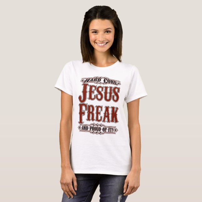 Camiseta Anormal de Jesus e orgulhoso incondicionais dele (Frente Completa)