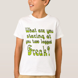 Camiseta Anormal dois equipado com pernas