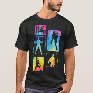 Camiseta Anos 14 Jogador Basquete Velho 14º