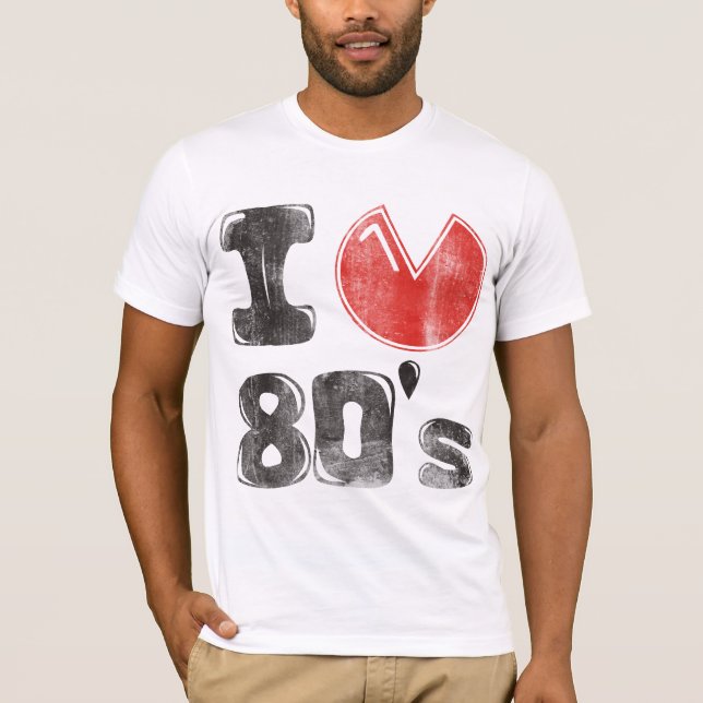 Camiseta anos 80 afligido (Frente)