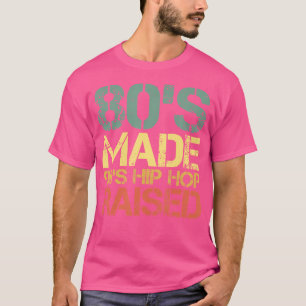 Camiseta Anos 80 Fez O Hip Hop 90 Aumentar O Engraçado Rap