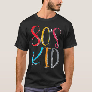 Camiseta anos 80 Kid Costume Men Vintage Retro 2