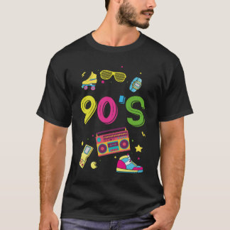 Camiseta Anos 90 Eu amo os anos 90 Roupa de época dos anos