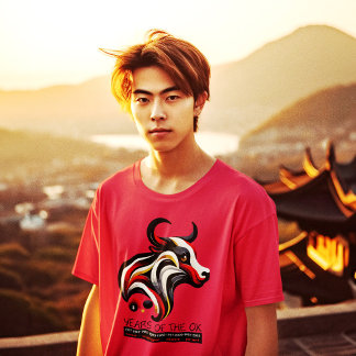 Camiseta Anos Do Ox - Sinal Zodiac Chinês