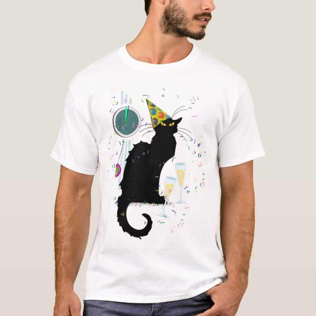 Camiseta Anos novos Le Chat Noir (Frente)