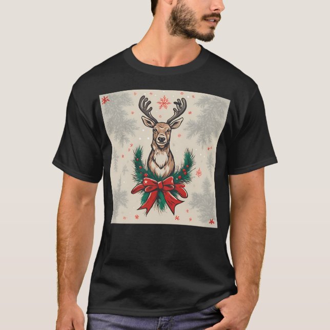 Camiseta Anos novos Reindeer (Frente)