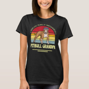 Camiseta Anos Sem Fim De Consciência Cão Pitbull Avô H