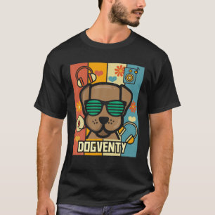 Camiseta anos setenta 70S Cachorro Cachorro Cachorro de 70