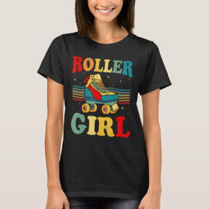Camiseta Anos setenta Retro Skates Derby Sports Roller Girl