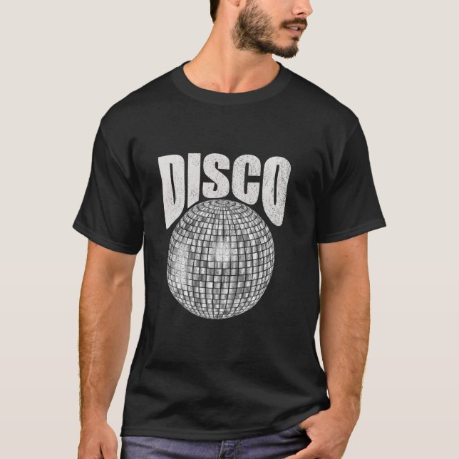 Camiseta anos setenta retrorreflectores de fantasia de terc (Frente)
