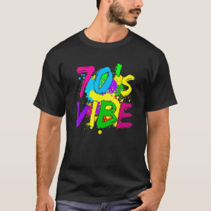 Camiseta Anos setenta Vibe Vintage da Retro 70s F