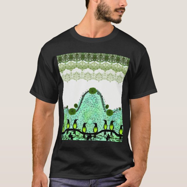 Camiseta ansiedade(alternativo) verde (Frente)