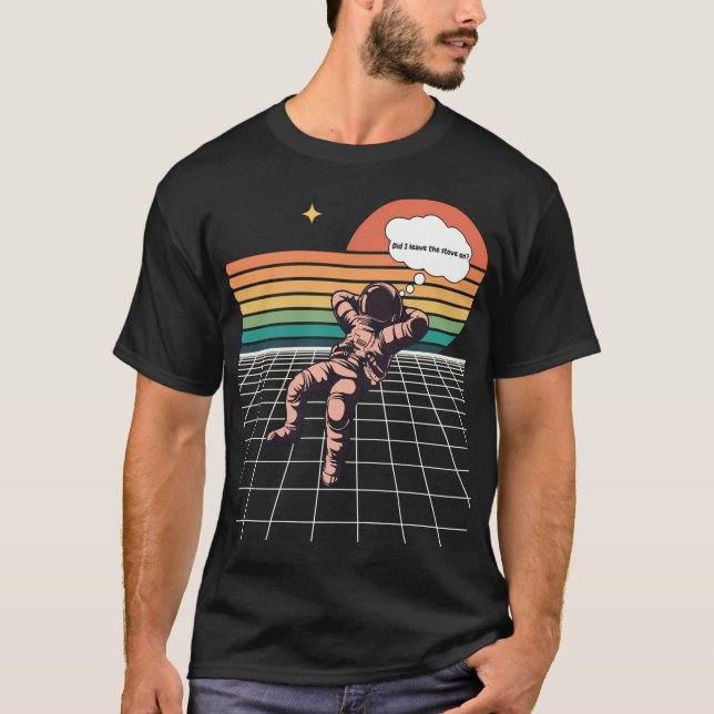 Camiseta Ansiedade Astronauta (Frente)