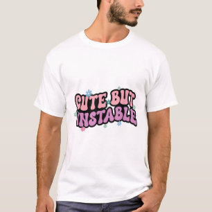 Camiseta Ansiedade Bonita, Mas Instável Engraçada Saúde Men