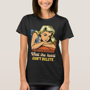Camiseta Ansiedade Depressão Mente Repete O Que O Coração
