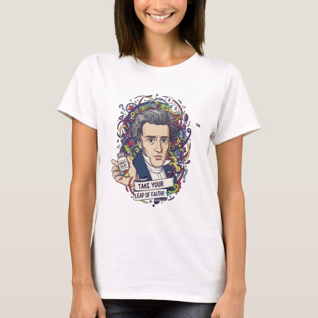 Camiseta Ansiedade Kiierkegaard (Frente)