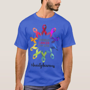 Camiseta Ansiedade Sensibilização para a ansiedade no Cance