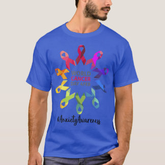 Camiseta Ansiedade Sensibilização para a ansiedade no Cance