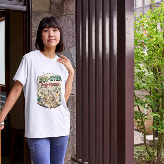 Camiseta Ansioso por um Final de Semana Brunch de Ovos com 