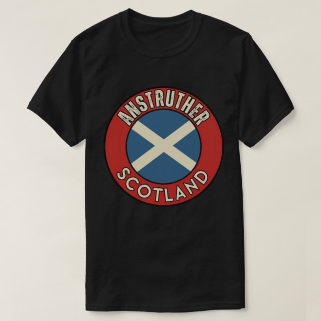 Camiseta Anstruther, Escócia (Frente do Design)