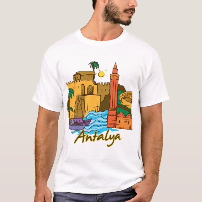 Camiseta Antalya Turquia (Frente)