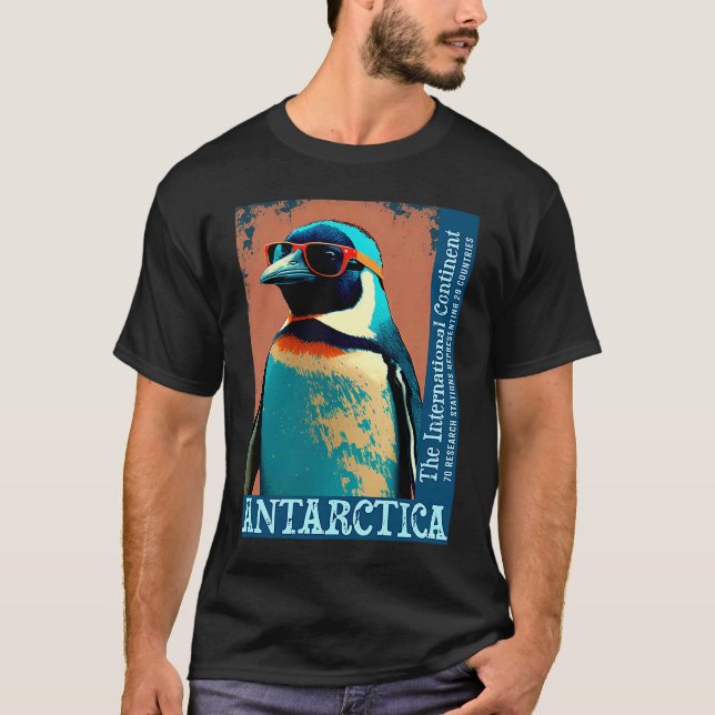 Camiseta Antarctica Cute Cool Penguin Antarctic Research So (Frente)