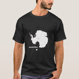 Camiseta Antártica Ele Latitude E Longitude