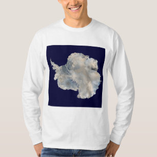 Camiseta Antártica (Imagem Azul Marble da NASA)