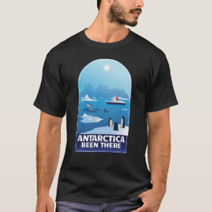 Camiseta Antártica, Vacinação Antártica Do Gelo Antártica A