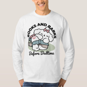 Camiseta Antes da hora de dormir com o meu pai - livro e cã