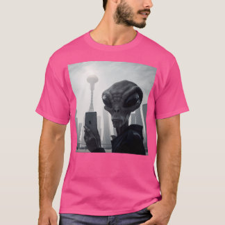 Camiseta Antes Da Invasão, A Selfie Realista Em Uma Cidade 