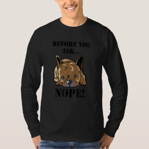 Camiseta Antes De Du Fragst Nein Cubo Cão 1