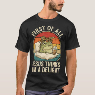 Camiseta Antes De Mais Nada Jesus Acha Que Sou Divertido De