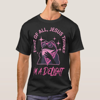 Camiseta Antes De Mais Nada, Jesus Acha Que Sou Um Sapo Enc