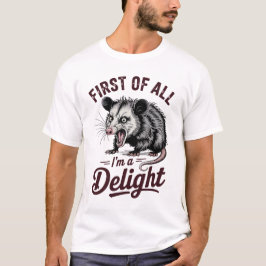 Camiseta Antes de Mais Nada Sou um Delight Sarcástico