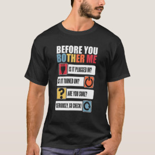 Camiseta Antes de me inibir o administrador do Sysadmin