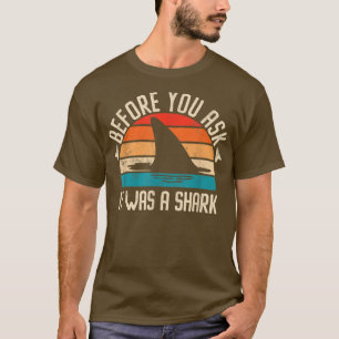 Camiseta Antes De Perguntar Era Um Osso De Tubarão Quebrado