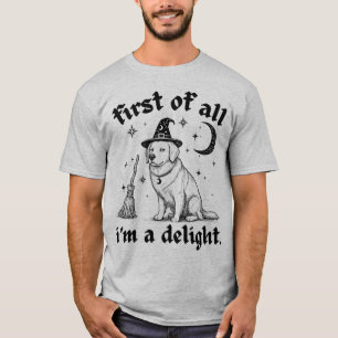 Camiseta Antes de Tudo, Sou um Delicioso Retriever Dourado 