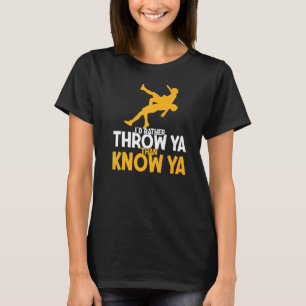 Camiseta Antes Jogar Lição de Luta Livre Lutador Premi