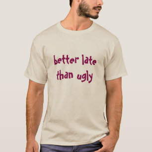 Camiseta antes tarde...