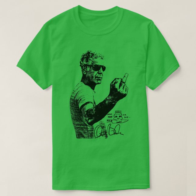 Camiseta Anthony Bourdain Classic Kids TShirt (Frente do Design)