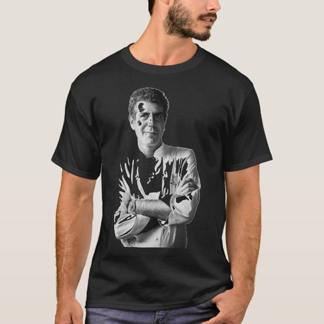 Camiseta Anthony Bourdain Classic T-Shirt (Frente)