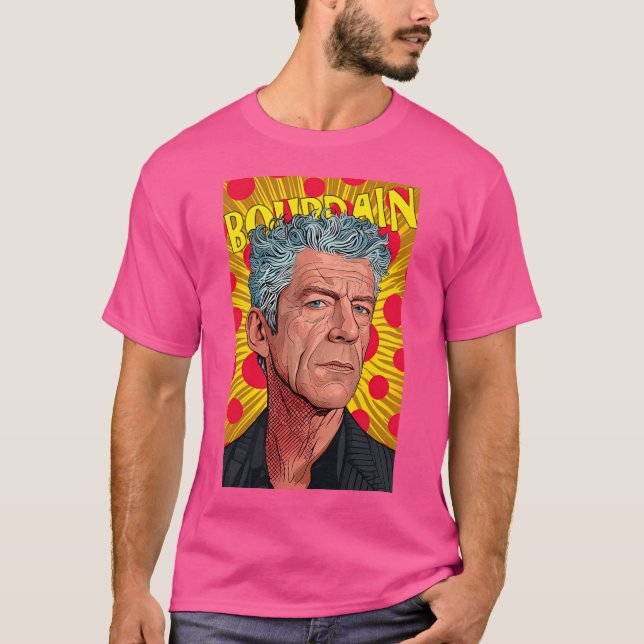 Camiseta Anthony Bourdain Design (Frente)