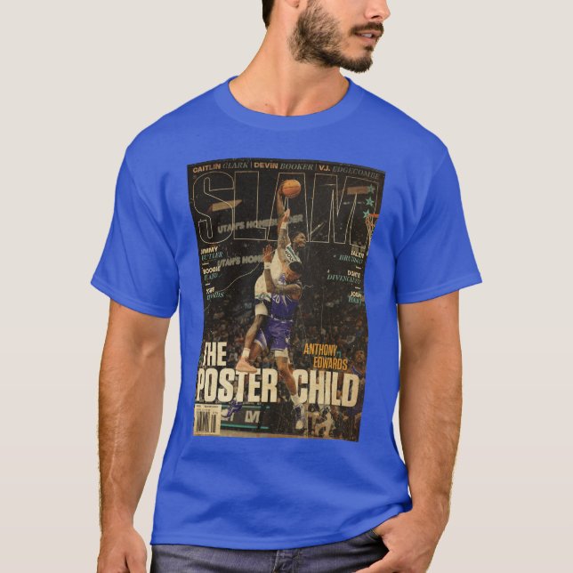 Camiseta Anthony edwards enterrada vintage (Frente)
