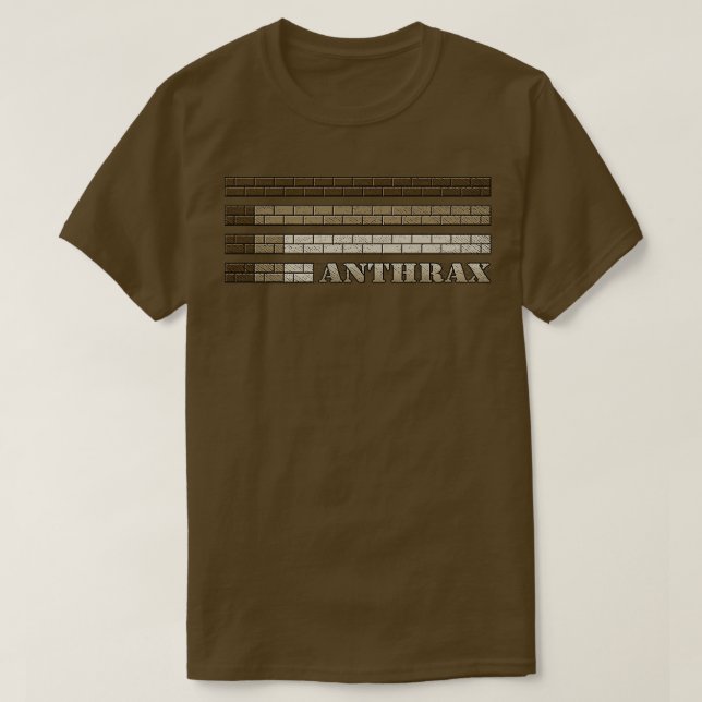Camiseta Anthrax Brick Stripes (Frente do Design)
