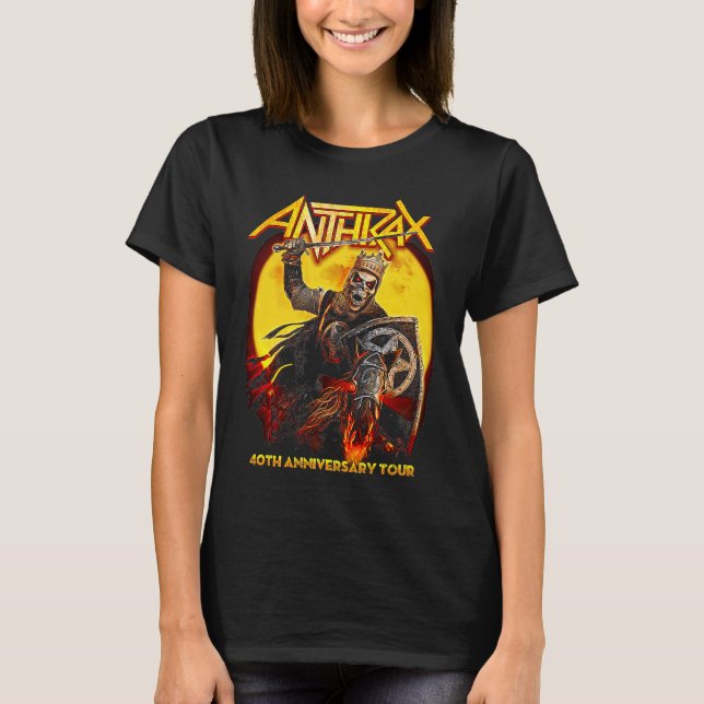 Camiseta Anthrax u2013 We Ride With Death (Frente)