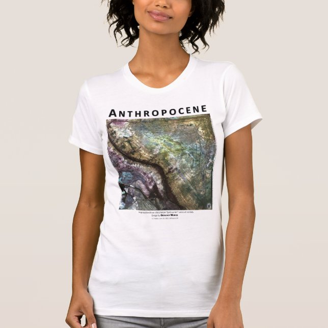 Camiseta Anthropocene I_A - Área de estágio militar (Frente)