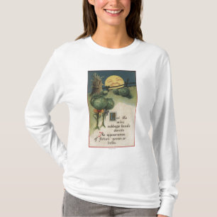 Camiseta Anthropomorphism do Dia das Bruxas GreetingCabbage